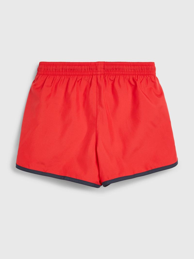 Fiú Tommy Hilfiger Solid Trunk Úszóruhák Piros | HU 2236AHK